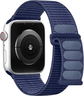 DaQin Nylon Sport Loop Compatible with Apple Watch Band 40mm 38mm 41mm 42mm 44mm 45mm 46mm 49mm, Soft Breathable Braided Wristband for iWatch Band for Women Men Series 11 10 9 8 7 6 5 4 3 2 1 SE Ultra