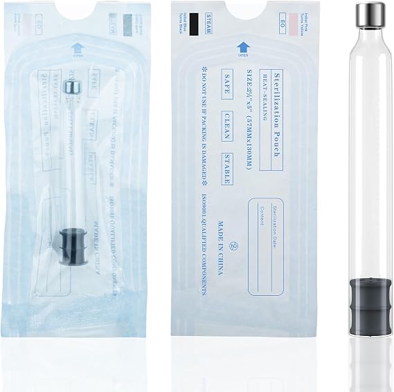 BUT NOT 1.5mL Peptide Pen Cartridge, 10 Pack 1.5cc Cartridges for Reusable Injection V1 & V2 Peptide Pens, with 5.8mm Long Stopper, Individually Packaged & Steam Sterilized