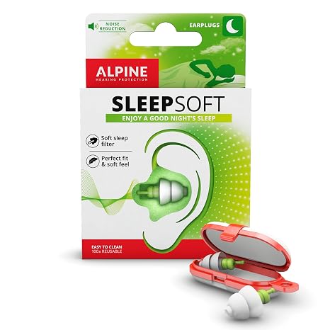 Alpine SleepSoft | Reusable Earplugs for Sleeping