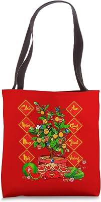 Tet Decorations Vietnamese New Year Kumquat Flowers Viet Nam Tote Bag