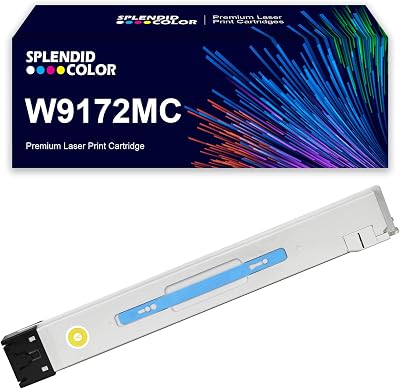 W9172MC Yellow Toner Cartridge Replacement for Color Managed MFP E877z MFP E877dn Series Printer