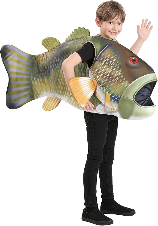 Kids Fish Tunic, Underwater Sea Creature Outfit, Funny Halloween Costumes For Parties and Play