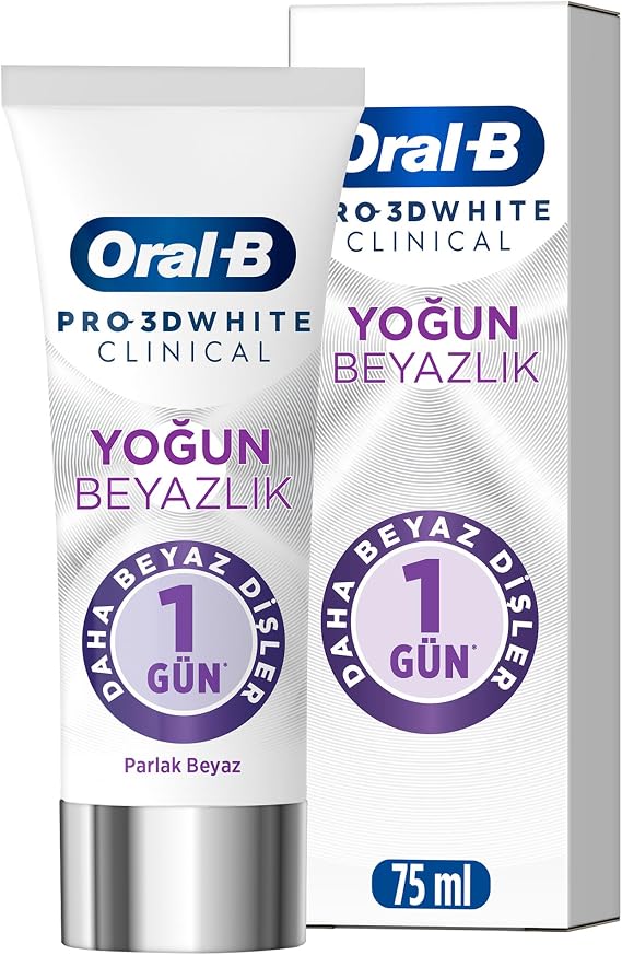 Oral-B Pro 3D White Clinical Dense Whiteness Bright White Toothpaste 75 ml