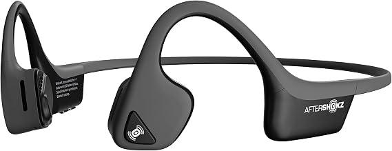 Aftershokz Air Bone Conduction Wireless Bluetooth Headphones, Slate Grey