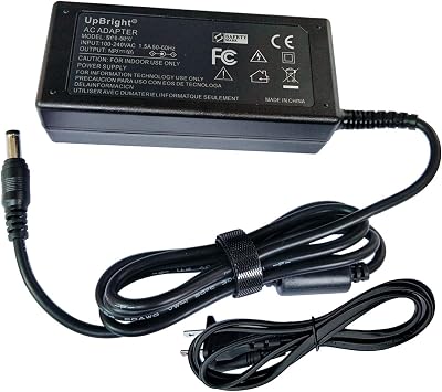 UpBright 19.5V ACDC Adapter Compatible with Sony Bravia TV KDL-32 KDL-40 W600B W650A W674A W700B W800B KDL55W650D KDL48W600B KDL-42W650A KDL-40W600B KDL-32W700B Smart LED LCD 19.5VDC Power Charger