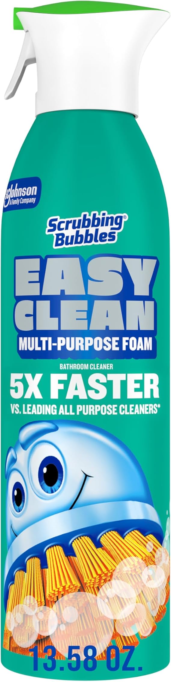 Scrubbing Bubbles Easy Clean Foaming Multipurpose Bathroom Cleaner, Continuous Spray Bottle, Fast Acting Foam, 13.58 Ounce