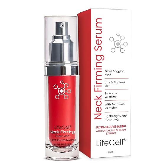 LifeCell Neck Firming Serum Firms, Lifts & Reduces Sagging Skin, 1.5oz