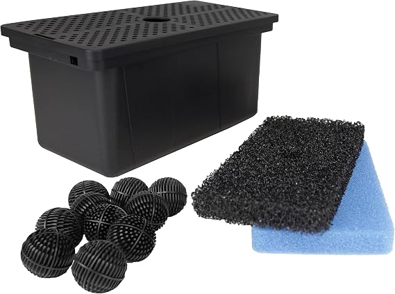 TotalPond Pump Filter Box, Submersible Pump Protection up to 800 GPH, Anti-Clogging, Sturdy & Impact-Resistant, for Clean & Healthy Ponds, No Pump Included