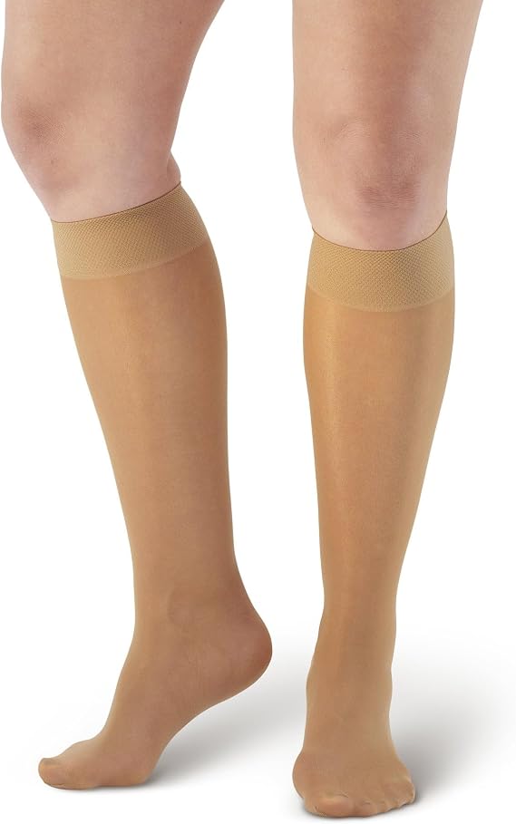 Ames Walker 8-15 mmHg Soft Sheer Knee High Stockings