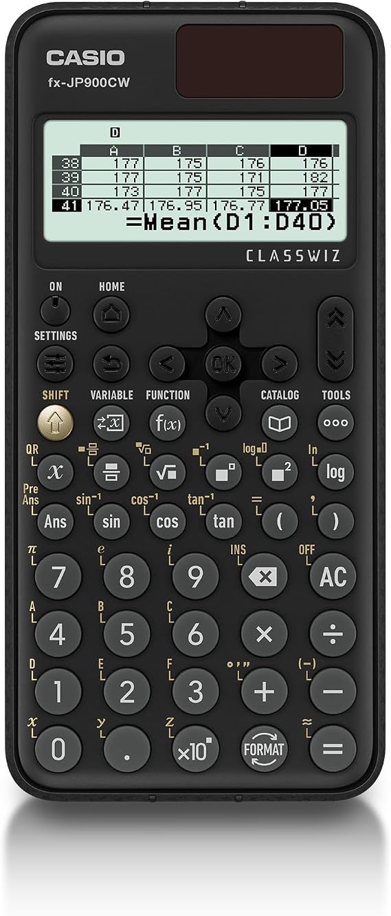 Casio fx-JP900CW-N Scientific Calculator, High Definition, Japanese Display, 700+ Functions