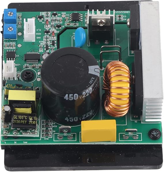 Lathe Control Board AC110 / 240V, Universal Motor Circuit Board with DC 0 - 180V Output - Overload Protection, Digital Display, Easy Installation for Household Lathes