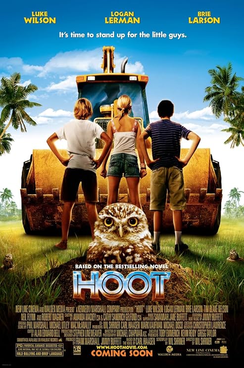 HOOT MOVIE POSTER 2 Sided ORIGINAL 27x40 LUKE WILSON