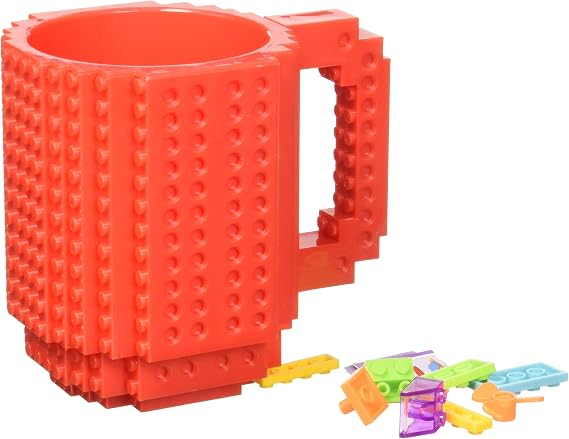 Build-On Brick Mug - Black