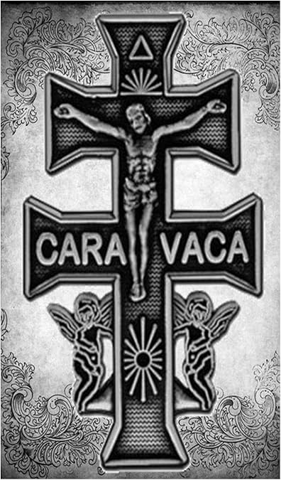 Gifts by Lulee, LLC Santa Cruz de Caravaca Poderoso Amuleto Cristiano Tarjeta Laminada Bendecida Por El Papa Francisco