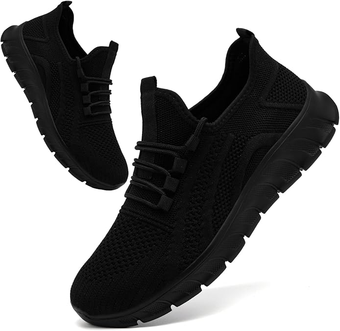 Trainers Mens Shoes Mesh Slip On Walking Running Sneakers Lightweight Gym
