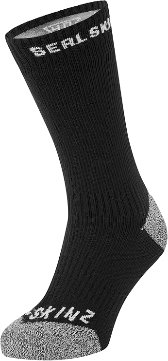 SEALSKINZ womens Waterproof All Weather Mid Length Sock With Hydrostop