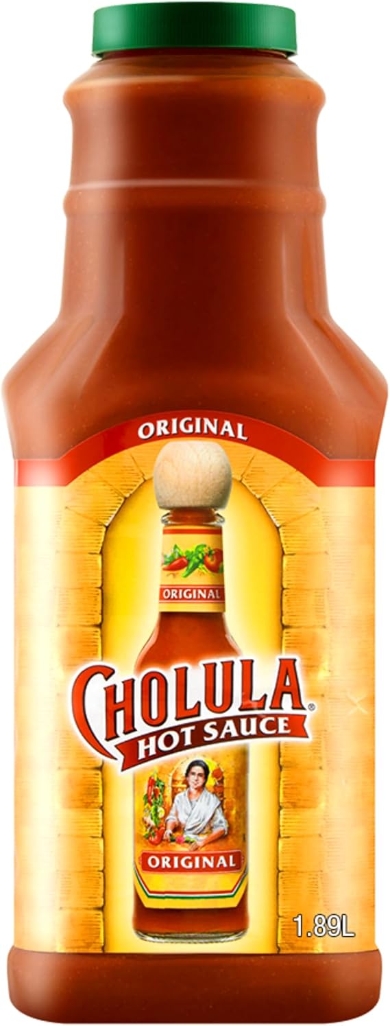 Cholula Original Hot Sauce, with Hot Chilli Pepper, 1.89L
