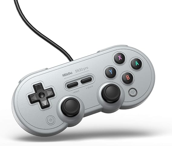 8bitdo SN30 Pro USB Gamepad for Wired Game Controller Windows/Switch Gray version