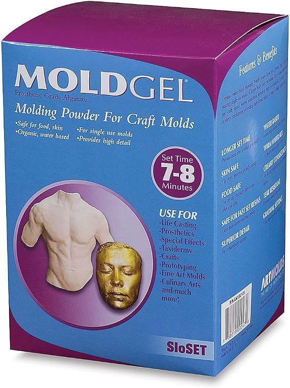 MoldGel Slow Set Molding Powder for Craft Molds