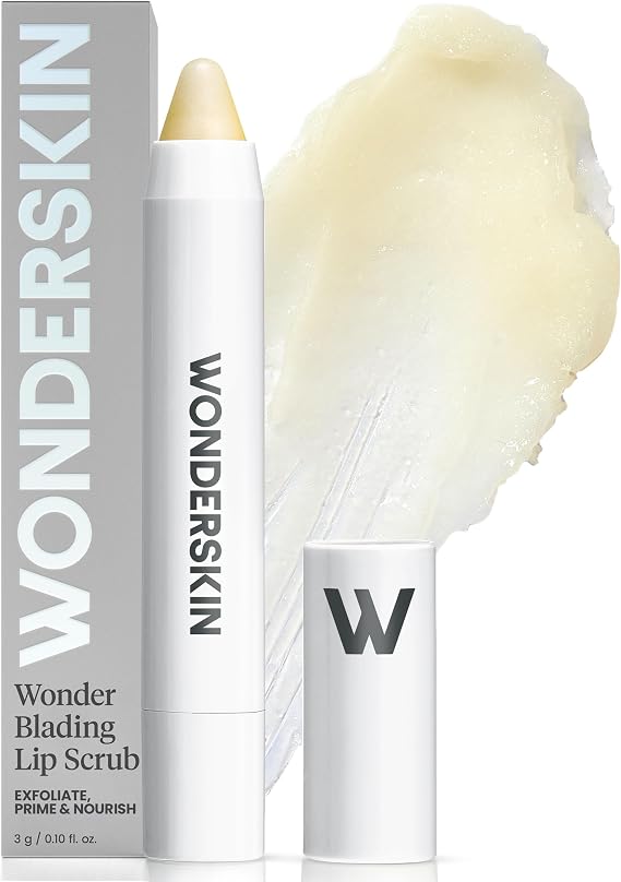 Wonderskin Lip Scrub - 3-in-1 Lip Exfoliator & Moisturizer Scrub