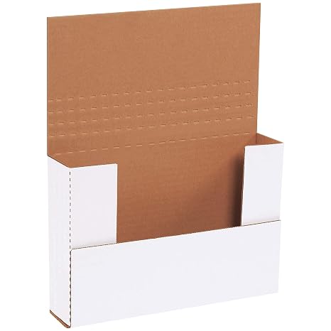 BOX USA BM9621BF 9 1/2"L x 6 1/2"W x 2"H, White (Pack of 50)