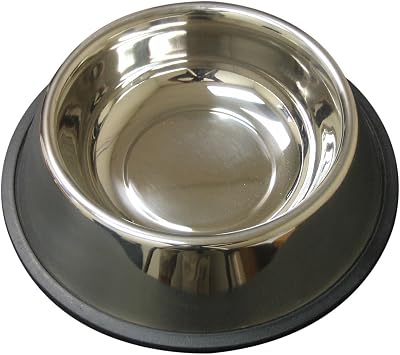 QT Dog - Non-Tip Anti-Skid Stainless Steel Bowl - 3 Qt