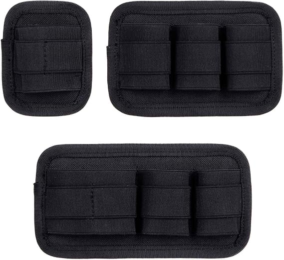 3 Piece EDC Elastic Bag Insert Pouch Panel Hook Backed Accessories Holder, Tactical Backpack Insert Modular Organizers and Storage Pouch