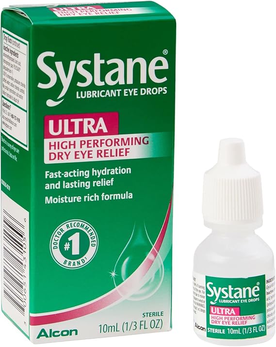 Systane Ultra Eye Lubricant 0.34 oz.Eye Drops, 1 Ct