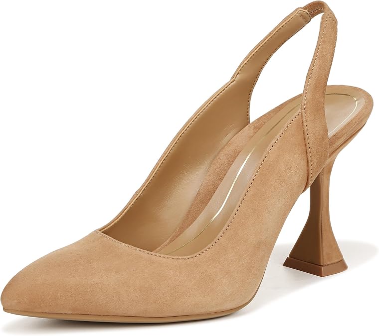 Vionic Women's Zinnia Adalena Dress Pump- Supportive Ladies Dress Back-Strap Heels that Include Three-Zone Comfort with Orthotic Insole Arch Support, Medium Fit Shoes for Women, Sizes 5-11