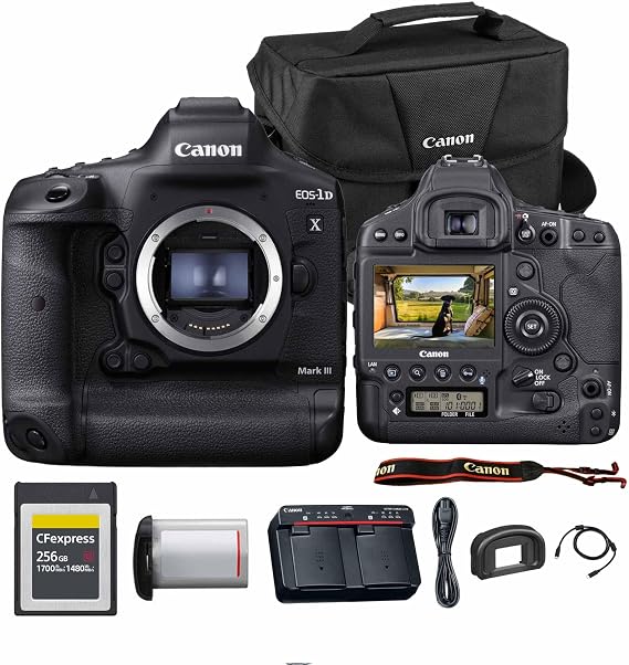 Canon EOS-1D X Mark III DSLR Camera (3829C002) Bundle