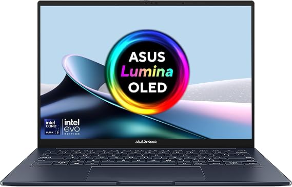 ASUS Zenbook 14 OLED UX3405CA Laptop | Intel Core Ultra 5 225H | 16GB RAM | 512GB PCIe SSD | 14.0" Full HD Touchscreen | Backlit Keyboard | Windows 11