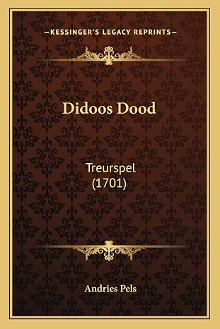 Didoos Dood: Treurspel (1701) (Dutch Edition)