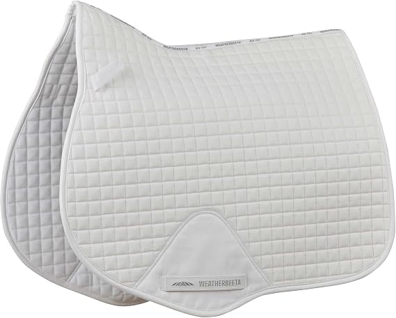 WeatherBeeta Prime All Purpose Saddle Pad, White, Full