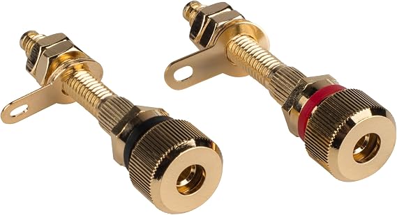 Dayton Audio BPA-38G HD Binding Post Banana Jack Pair Gold