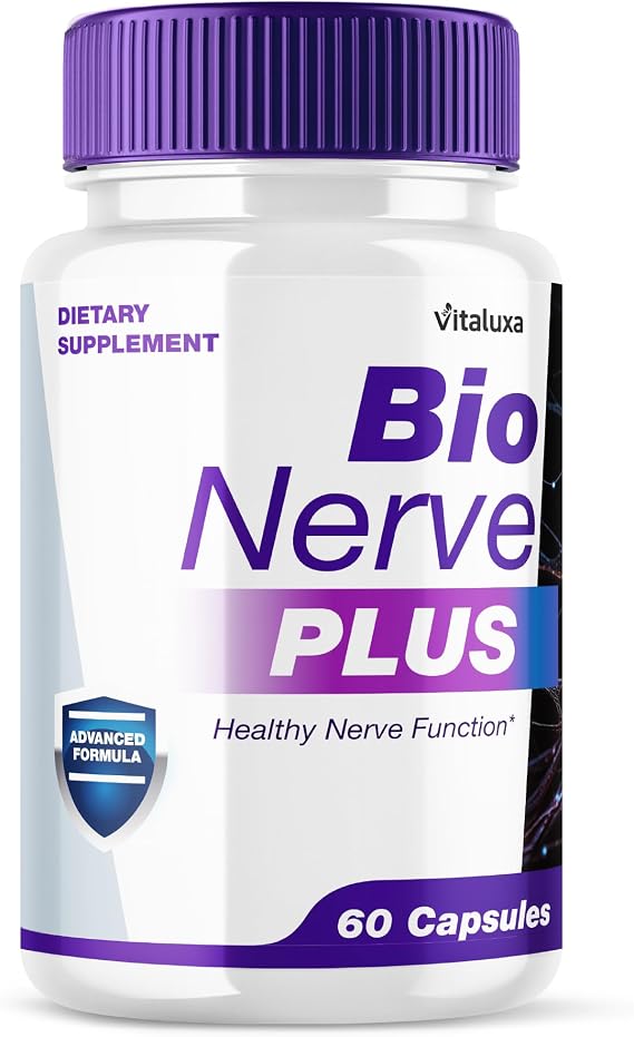 Bio Nerve Plus Capsules, BioNerve+ Premium Formula Capsulas Supplement Pills, Advanced Natural Ingredients for Nerve Care, Comfort, Relaxation, Health & Wellness, BioNerv Pastillas Reviews (60 ct)