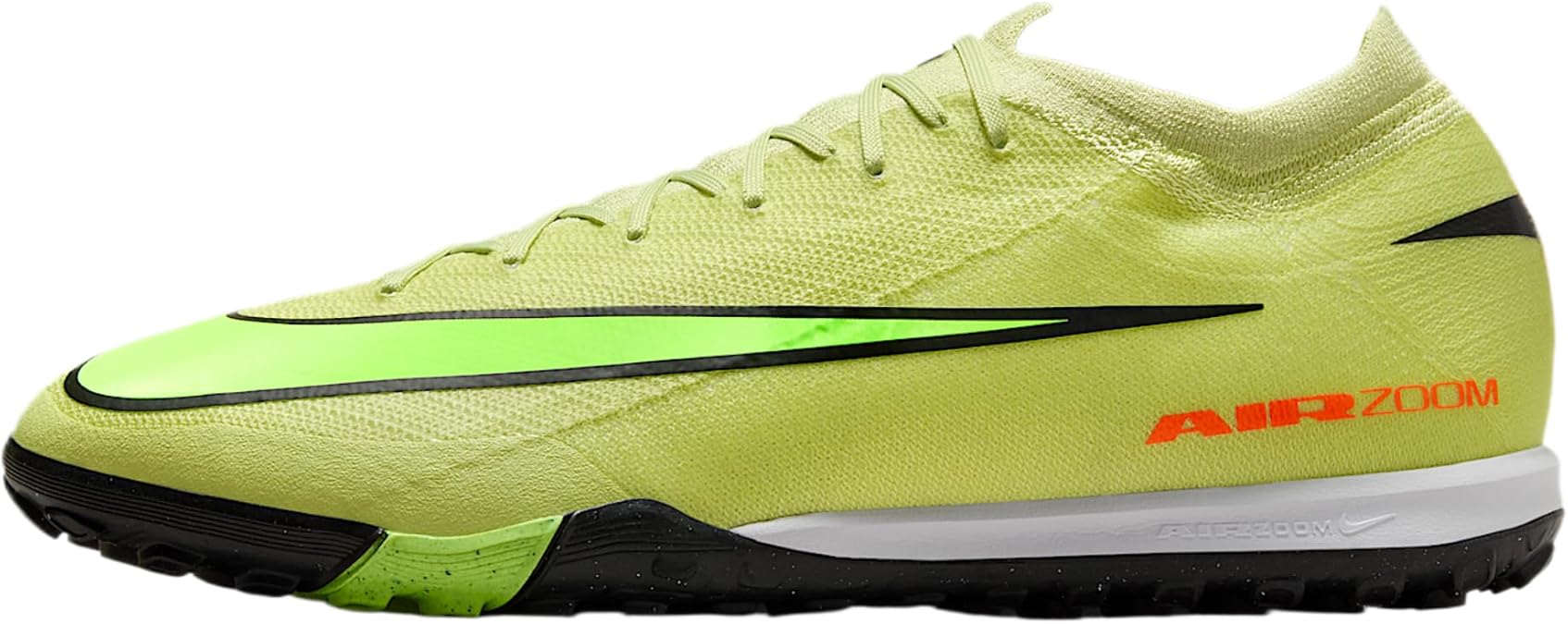 Nike Mercurial Vapor 16 Pro Turf Low-Top Soccer Shoes (Limelight/Hyper Crimson/Volt) Size 7.5