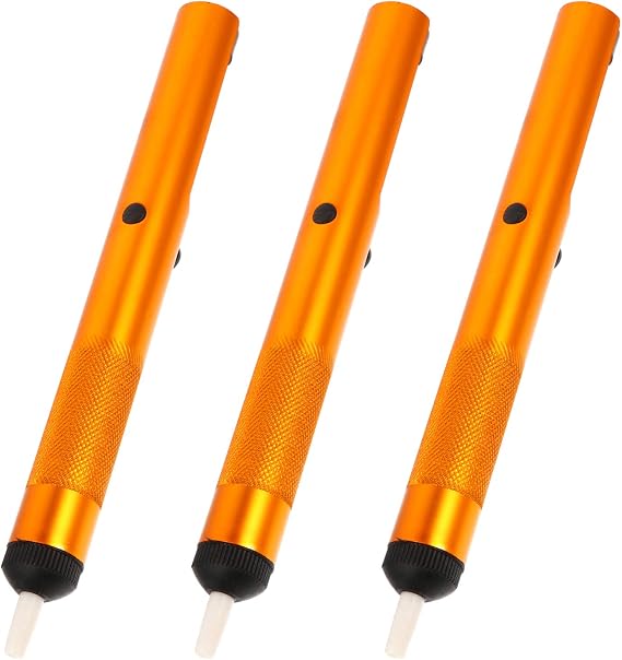3Pcs Aluminium Desoldering Pump Solder Sucker Strong Suction