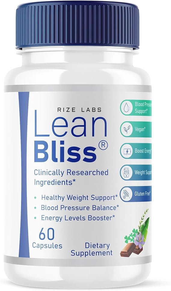Lean Bliss Weight Loss Pills, Lean Bliss Fat Burning Formula, LeanBliss Advanced Metabolism Capsules for Natural Weight Management & Blood Support, LeanBliss Dietary Supplement Reviews (60 Capsules)