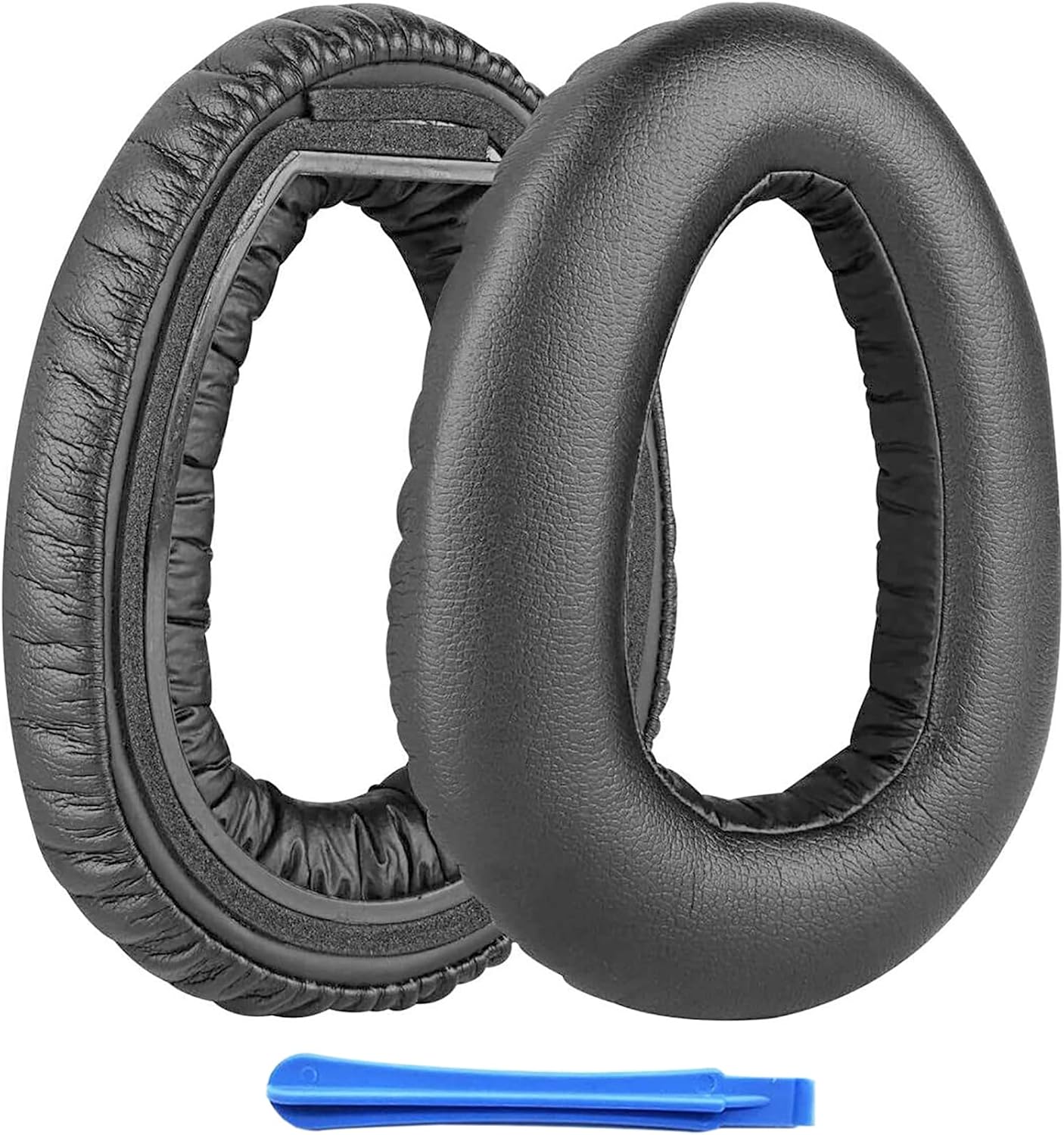 Replacement Ear Pads Cushions for Sennheiser PXC 550 PXC 550-II Wireless MB 660 PXC480 Series Headphones Earpads, Headset Leather Ear Cups Repair Parts Black Cushions for Sennheiser PXC 550