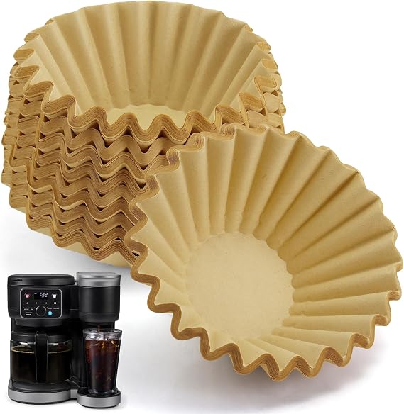 Paper Coffee Filters Compatible with Keurig Duo Coffee Maker 72oz, 200 Pcs Unbleached Extra-Deep Bowl Design Filter Paper for Keurig K-Duo Gen 2