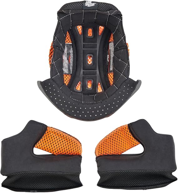 Biltwell Lane Splitter ECE R22.06 Helmet Liner Set with Cheek Pads (Small)