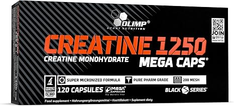 Olimp Creatine 1250 Mega Caps 24748 Black 168