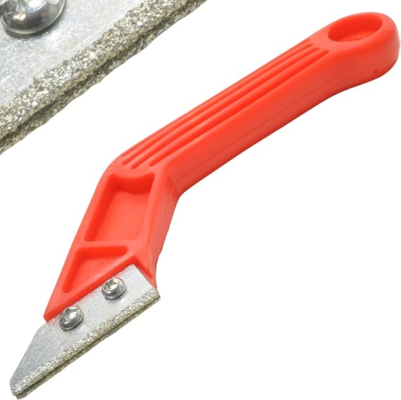 Grout Cleaner Grout Remover Carbide Grout File handheld grout cleaner machine This Manual Grout Scraper Cleans on lightly sanded grout or heavier pressure for grout removal replacement blade included