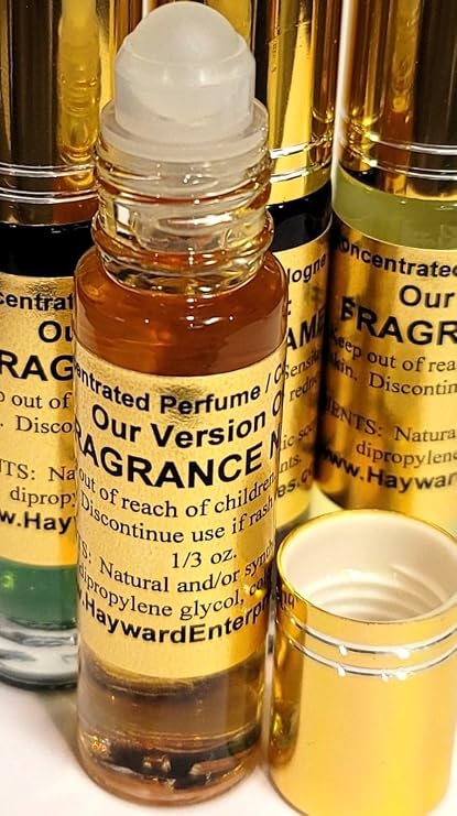 HYWD Enterprises Perfume Oil Compares to MANIFESTO for Women, Our Version Designer Type Scent Eau de Parfum Oil, 1/3 oz. (10ml) Glass Roll on