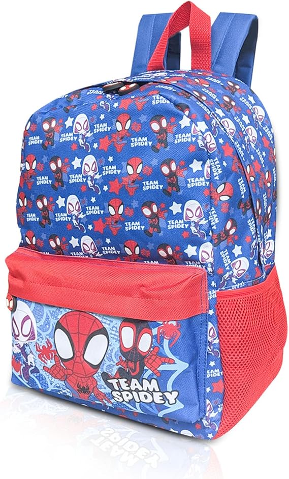 Marvel Spiderman Boys Backpack, Lightweight School Bag, Casual Travel Daypack Book Bag Kids Rucksack (Backpack)
