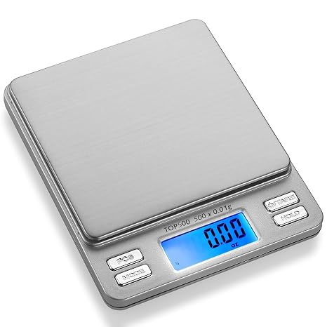 Smart Weigh Digital Pocket Scale, 500g x 0.01g, Kitchen, Herb & Jewelry