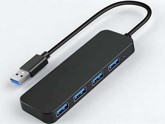 USB 3.0 Hub for ASUS TUF Gaming Monitor VG34WQML5A, 4 Ports USB A Splitter, Multiple USB Hub for Keyborad, Mouse, Flash Drive, Printer, PC and More