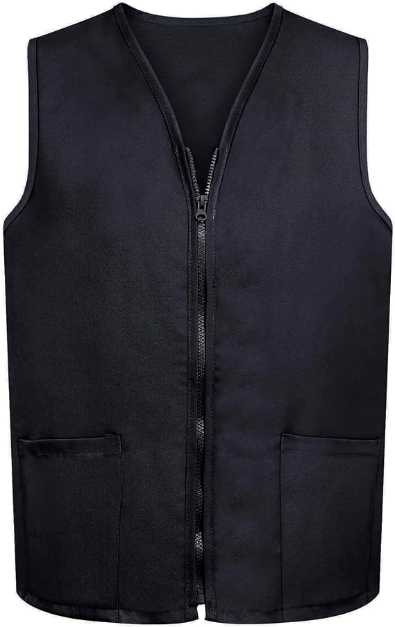TopTie Adult Volunteer Work Vest Event Supermarket Apron Vests