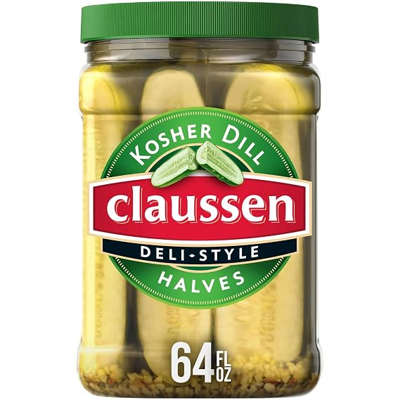 Claussen Deli-Style Kosher Dill Pickle Spears (64 fl. oz.) (64, 1)