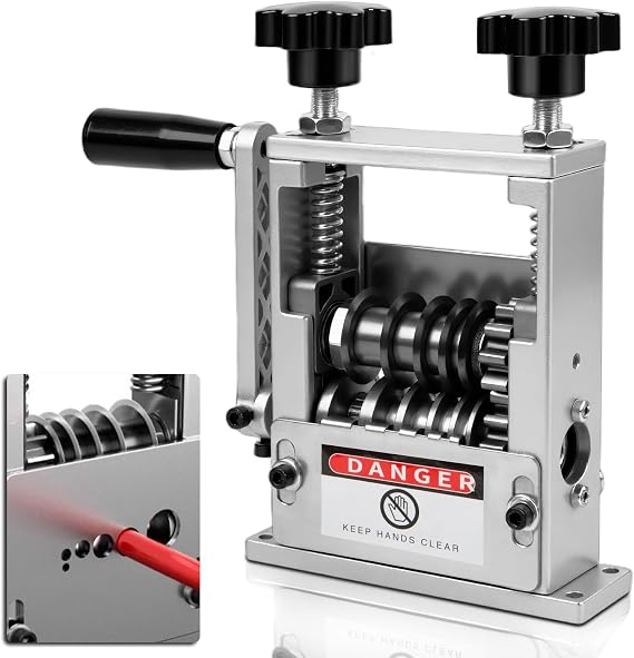 Wire Stripper Machine, Orifesio Manual Cable Stripper Machine with 6 Channel & 5 Blades, Copper Cable Stripping Tool for 3-17mm Cable, Electric Wire Stripper Tool Scrap Copper Cables Recycling